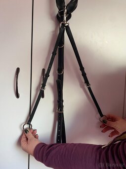 Elastický poprsník KenTaur s martingalovou vidlicí - 5