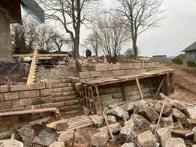 Červený Žlutý pískovec kvádry štuky kameny - 5