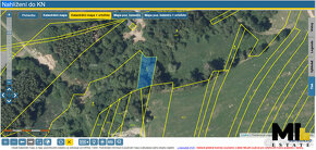 Prodej pozemku o velikosti 5 690 m2 v obci Habry, Vysočina. - 5