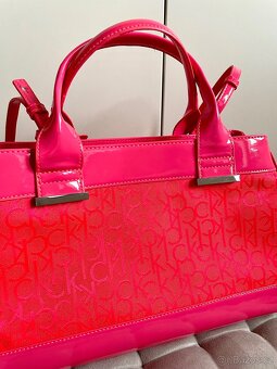 Originál růžová jarní /letní / kabelka -taška Calvin Klein - 5
