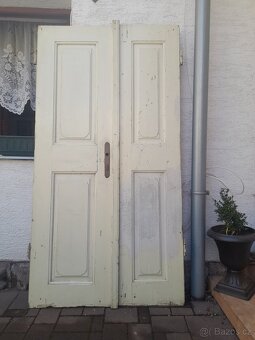 Starožitný dveře dvoukřídlé - 5