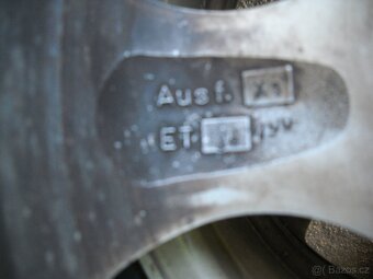 Sada alu letních kol Škoda 15" 5x100 - 5