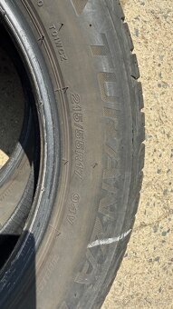 Prodám 2x letní pneu Bridgestone Turanza 215/55 R17 94V - 5