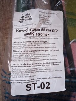 Kovovy stojan 55 cm pro umely vanocni stromek - 5
