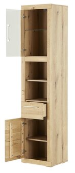 Vysoká skříň z masivu divoký dub Berlin Germany - 5