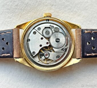 Československé mechanické vintage retro hodinky PRIM Ala Dip - 5
