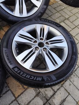 ALU 5x114.3 r18 HYUNDAI + LETNÍ PNEU - ZÁNOVNÍ DISKY - 5