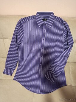 Pánské košile 2ks, H&M a F&F, vel. 38/M - 5