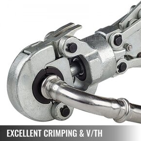 Hydraulické lisovací kleště, tlak 8 tun na ALPEX nebo měď - 5