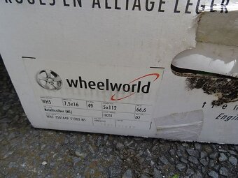 Alu disky pro Mercedes, 16", 5x112, ET 49, šířka 7,5J - 5