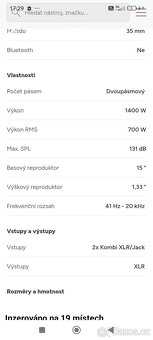 Aktivní bedny H&H - 5