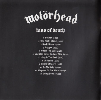 cd Motörhead – Kiss Of Death 2006 - 5