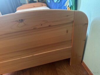 Dřevěná postel 90x200 - 5