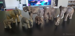 Schleich Safari slon africký slon indický slůňe - 5