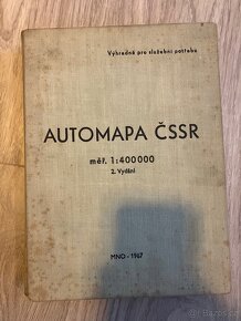 Literatura ke starým autům Škoda, dobové automapy - 5