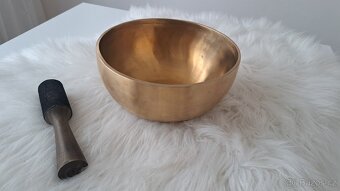 Velká Tibetská zpívající mísa s paličkou "ENERGY", 21,5 cm - 5