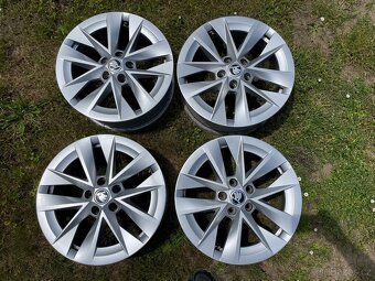 Alu kola original Škoda R17 rotare octavia - 5