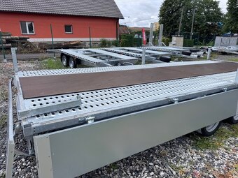 Přívěsný vozík 500x195cm, 3000kg, nájezdy, 130km/h - 5