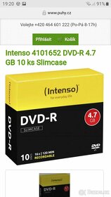 DVD+R 4.7GB INTENSO - 5