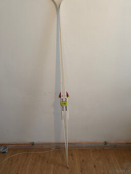 Běžecké lyže Fischer, velikost 210 cm s holemi. - 5