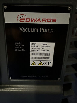 Vakuové čerpadlo Rotační lamelové čerpadlo Edwards E2M 80 - 5