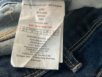 Dámské džíny skinny Camaieu- XS/ 34 - 5