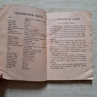 Originál príručka Jawa 250 Špeciál FJ předválečna - 5