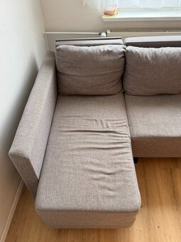 Rozkládací rohová sedačka – 220×140 cm s úložným prostorem - 5