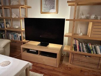 2 x Knihovna a TV stolek z masivu - 5