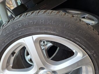 Zimní set 225/50 R17 XL.  VW Alltrack - 5
