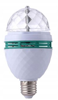 Barevné disco světlo, křišťálové koule - 2 ks - 5