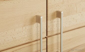 Koupelnová skříňka pod umyvadlo z masivu Buk Berlin - 5