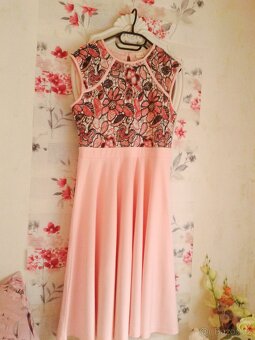 Nádherné společenské šaty 40/42 - 5