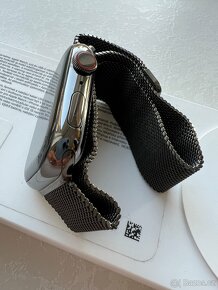 Apple iWatch 7 ocel (GPS+cellular) 45mm, pásek: milánský tah - 5