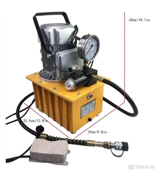 Elektrické hydraulické čerpadlo 7L 700bar 750w 1400r/Min - 5