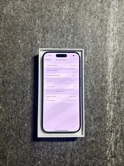 iPhone 15 Pro 128GB - KRÁSNÝ STAV - 5