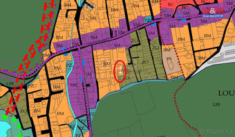 Prodej pozemku k bydlení, 814 m², Lom - 5