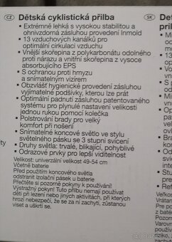 Dětská cyklistická helma NOVÁ - 5