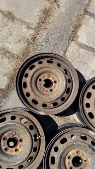 4x plechové disky Mazda 6Jx16 ET50 5x114.3 za 500 kč - 5