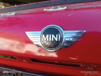Víko kufru Mini Cooper S R53 i R50 chili red - 5