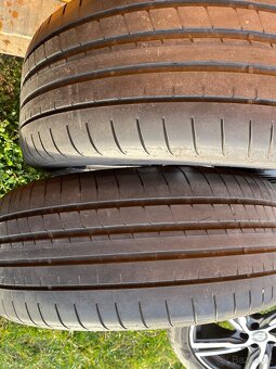 Prodám alu kola 18x8.0 5x108 ET42 63.4 + pneu Goodyear letni - 5