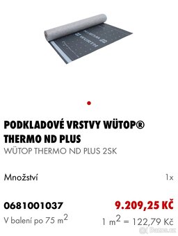 Střesni difúzní folie - 5