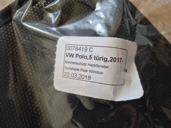 sluneční clony VW Polo VII od 2017 2G0064365 - 5