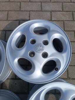 222. Originál ALU Peugeot 206 - 5