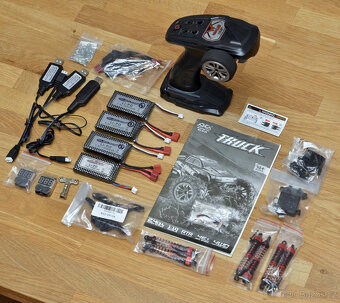 RC auto Monster Truck Spirit 9125 1:10 RTR + příslušenství - 5
