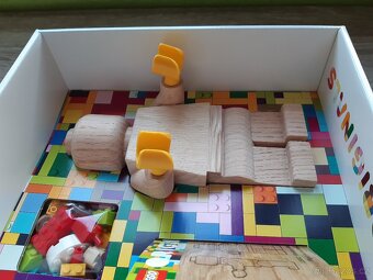 Dřevěná figurka Lego - 5