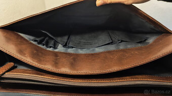 Kožená pánská aktovka LEONHARD HEYDEN Cambridge - hnědá - 5