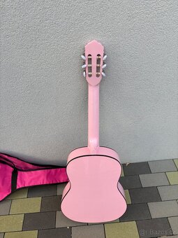 Růžová španělská kytara pro začátečníky - 5
