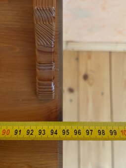 Komoda Leksvik IKEA, masivní borovice, mořidlo antik - 5
