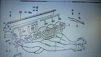 BMW M5 E34 Tepelný kryt svodů výfuku - 5